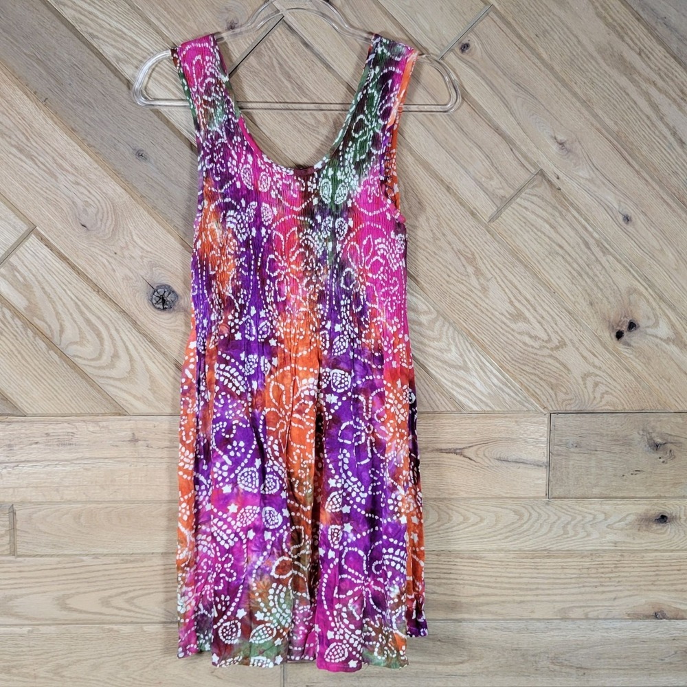 Womens Sleeveless Boho Cover Up Sundress By Noelle One Size